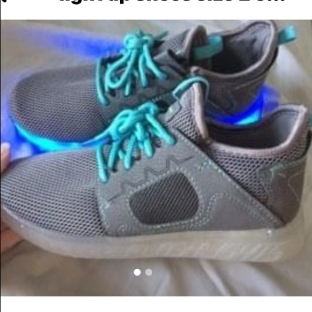 Led light up shoes